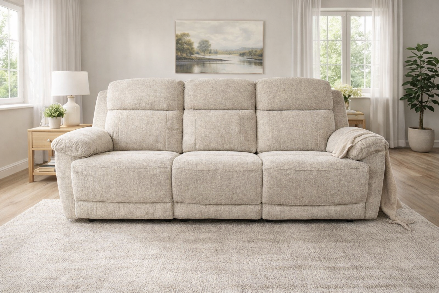 Owen 3 seater full power recliner