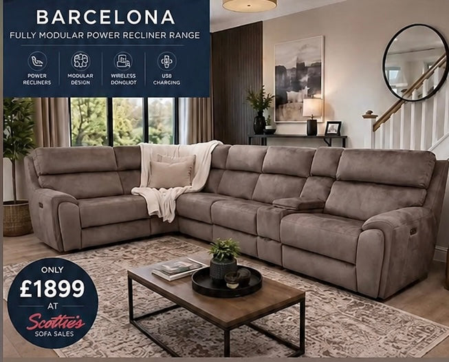 The new BARCELAONA power recliner