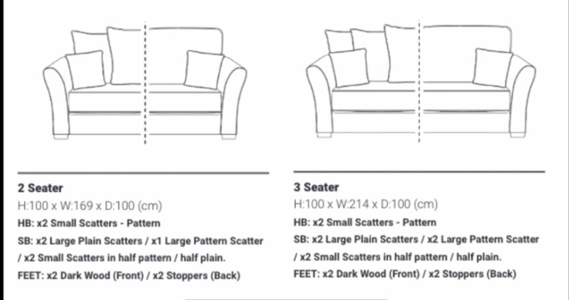 Winchester 3+2 Sofa Set