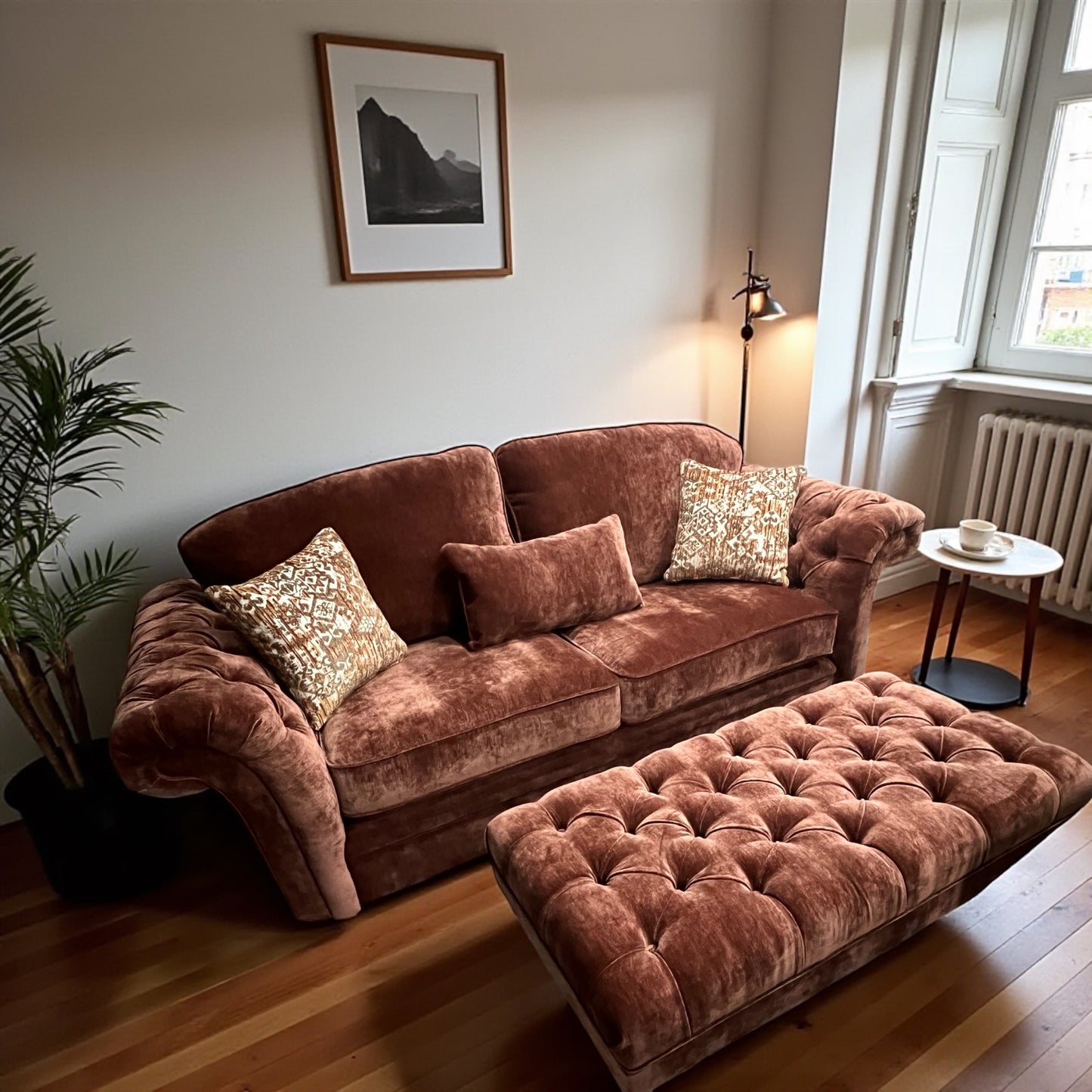 “Victoria three piece suite