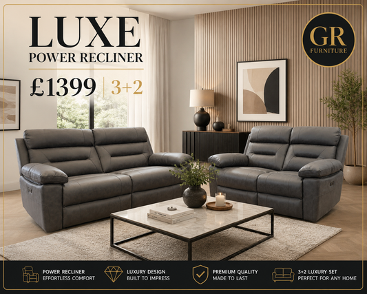 The new Luxe power recliner range
