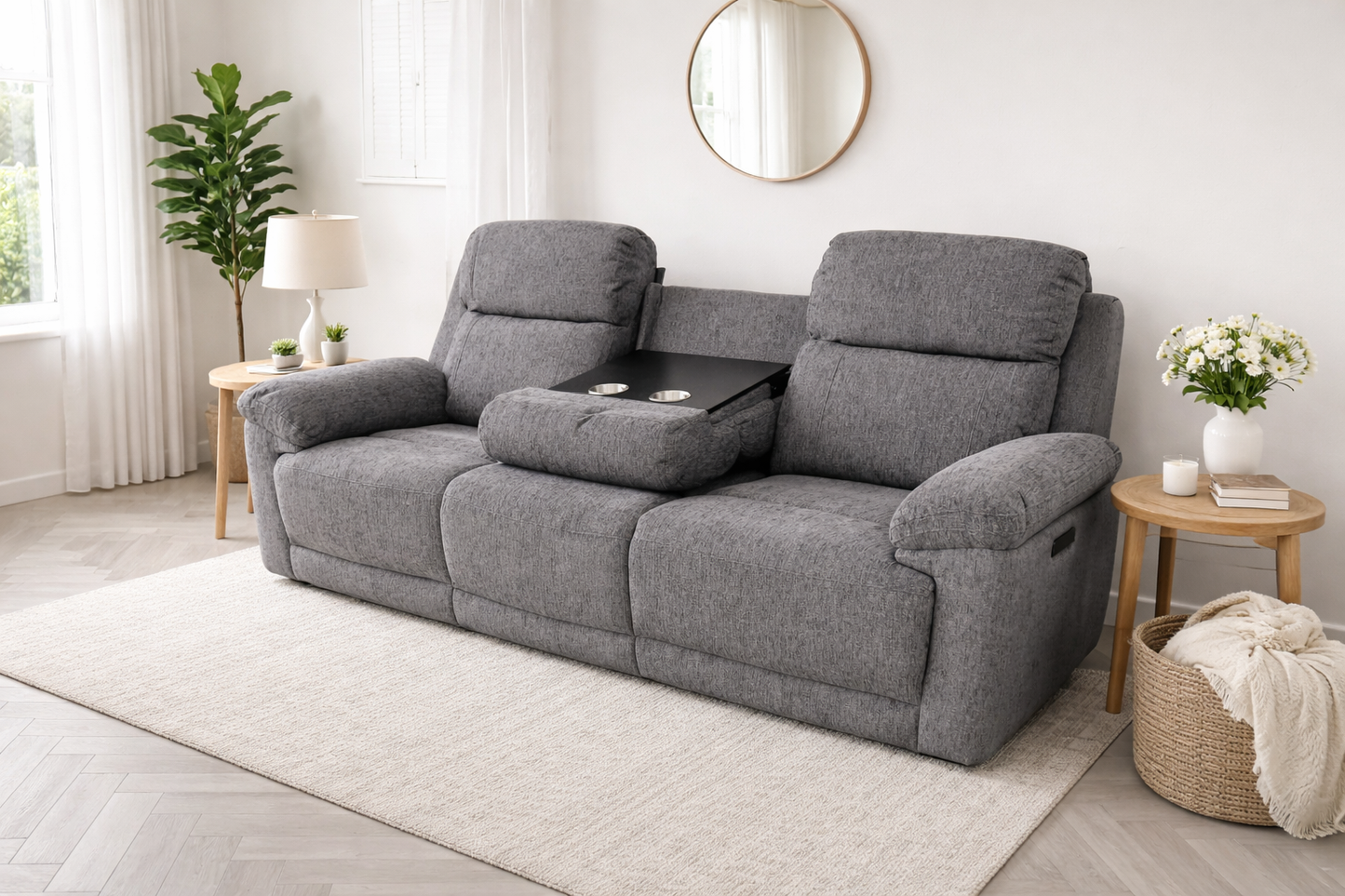 Owen 3 seater full power recliner
