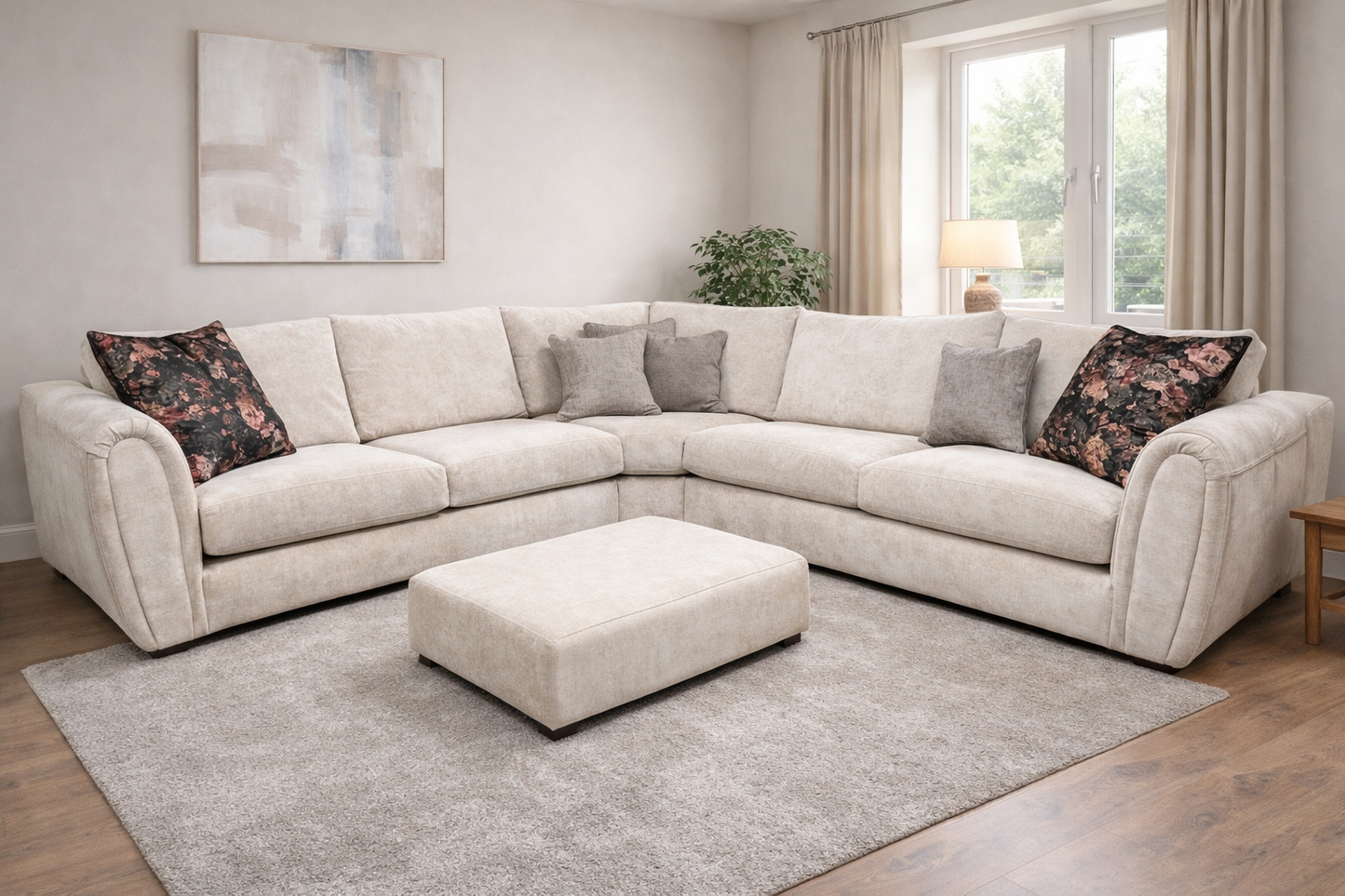 Hudson 2 corner 2 + footstool