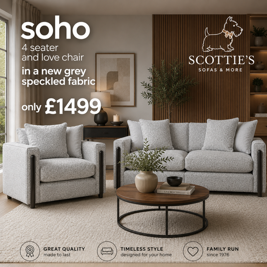The Soho 4 seater and love chair
