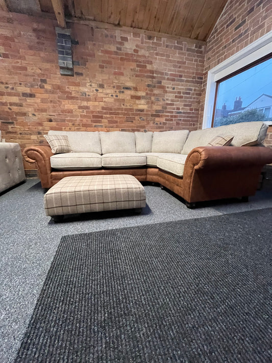 Sienna 2 corner 1 and designer footstool