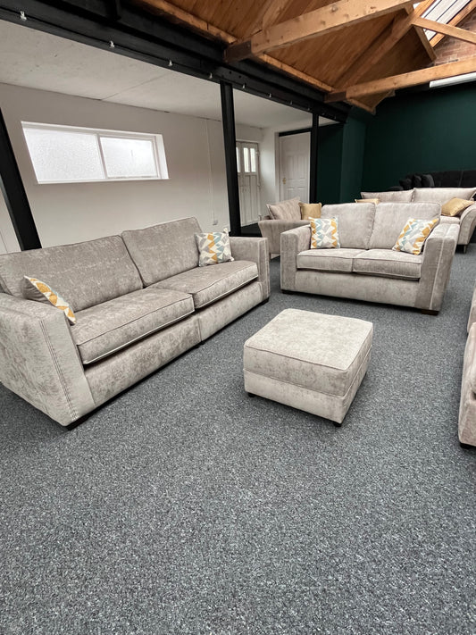 Willow 4+2 set with footstool