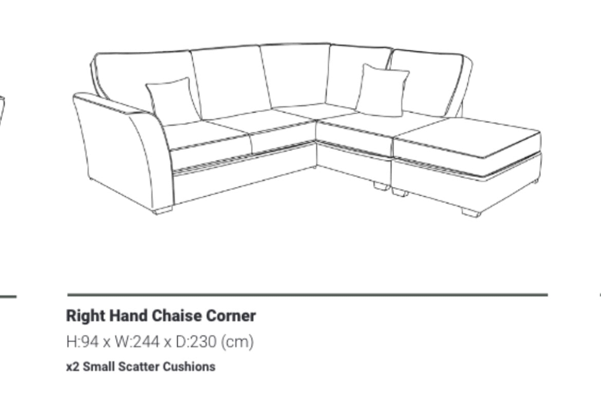 Chelsea left hand corner sofa